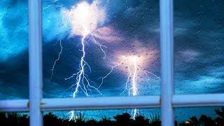 STORMY NIGHT  Rain amp Thunder  Peaceful Nature Sounds For Studying or Sleep  White Noise 10 Hours [upl. by Garrison]