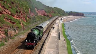 40013 amp 61306 Mayflower  English Riviera Express  Nailsea amp Backwell amp Dawlish  010624 [upl. by Ecienaj]