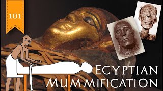 The Mummification Process 101 How Ancient Egyptian Mummies Were Made  FreeSchool 101 [upl. by Cimbura]