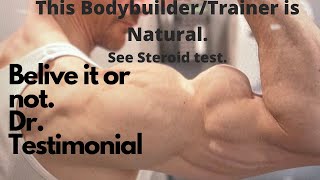 Big Muscle Bodybuilder Passes Steroid Test Building Muscle Naturally [upl. by Dieterich]