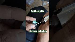 Beginilah proses pengolahan batu akik menjadi bendera palestina batuakiknusantara freepalestine [upl. by Whittemore]