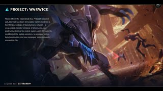 PROJECT WARWICK SKIN SPOTLIGHT09072024 [upl. by Atonsah]