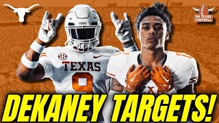 TE Nick Townsend amp WR Tanook Hines Give Recruiting Updates  Texas Longhorns Football  Recruiting [upl. by Loredana871]