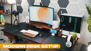 My Modern Mac mini M2 Pro Desk Setup [upl. by Arrik]