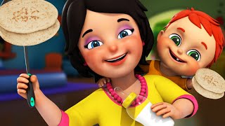 Mummy Ki Roti Gol Gol Rhyme and Much More  Hindi Rhymes for Children  Jugnu Kids [upl. by Crissie]