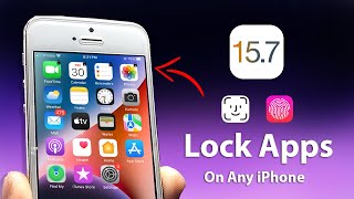 iOS157  How to Lock Apps on iPhone with Face ID or Passcode [upl. by Branca]