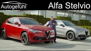 Alfa Stelvio FULL REVIEW 2019 BTech  Autogefühl [upl. by Annaitsirk]