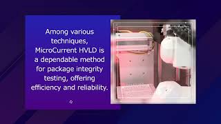 MicroCurrent HVLD Series  Container Closure Integrity Testing  PTI USA [upl. by Affra]