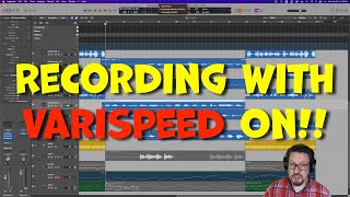 Recording with Varispeed On  Logic Pro Tips [upl. by Ninel900]