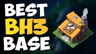 BEST Builder Hall 3 Base Copy Link  BH3 Defense base Anti 2 Star Layout  Clash of Clans [upl. by Esiuqram]