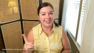 Facebook Live The Astrology of July 29August 4 2024  Welcome to August and a Leo New Moon [upl. by Lleinnad]