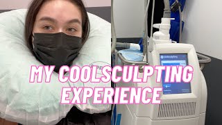 COOLSCULPTING VLOG Come with me to try freezing my fat off [upl. by Yar]