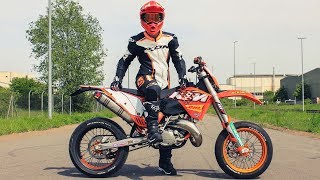 MA NOUVELLE MOTO  KTM 125 EXC SUPERMOTARD [upl. by Arikahc]