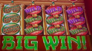 BIG WIN  Back to Back Bonuses  Dragon Lanterns Slot Machine [upl. by Isleana]