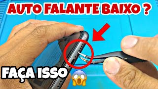 iPhone 11 auto falante ruim baixo chiando limpeza rápida [upl. by Naujik159]