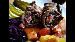 Sammet kocht Rinderrouladen mit Knödel und Blaukraut Rotkohl [upl. by Dace]