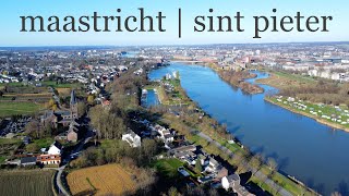 4K DRONE  Stunning views of Maastricht Sint Pieter The Netherlands [upl. by Asyram]