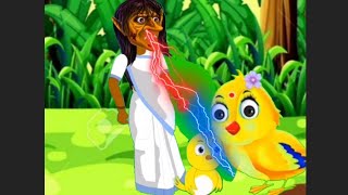 Daini o tunigariberbanglacartoonytshortsfunnycomedyanimationviralvideovideobirdstunichidiya [upl. by Ahron]