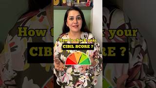 Check CIBIL Score for FREE ✅🤩 shorts [upl. by Herra]