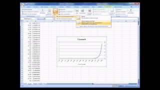 Faire un graphique deux axes Y sous Excel 2007 [upl. by Ybbor]