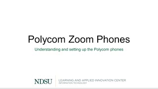 Setting up Polycom Zoom Phones [upl. by Fornof]