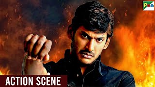 Main No 1 Hoon  Vishal Fight Scene  Prabhu  Marte Hai Shaan Se Action Scene [upl. by Nyar]