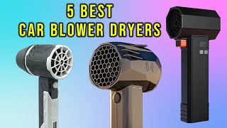 Top 5 Best Car Blower Dryer for 2025  Air Blower for Car [upl. by Clementia246]