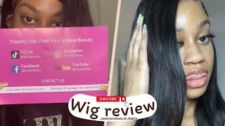 PreCut Lace Wig  Bleached Knots  Tinashe Hair TinasheHair [upl. by Otto]