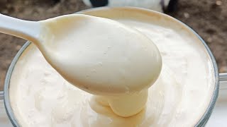 มายองเนสญี่ปุ่นแบบคิวพี How to make Japanese mayonnaise Kewpie mayo recipe [upl. by Hammer]