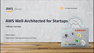 AWS WellArchitected for Startups  5 Minute Overview [upl. by O'Connor]