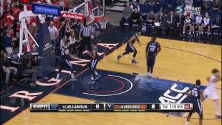 Villanova vs Virginia 12192015 NCAA basketball [upl. by Dolph]