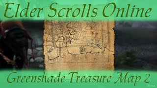 Greenshade Treasure Map 2 Elder Scrolls Online ESO [upl. by Sitnerp]