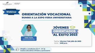 Meduca Panamá  Orientación Vocacional rumbo a la Expo Feria Universitaria 2023 [upl. by Josee]