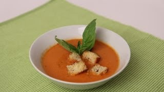 Homemade Tomato Soup Recipe  Laura Vitale  Laura in the Kitchen Episode 454 [upl. by Aldon]