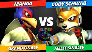 Supernova 2024 GRAND FINALS  Mango Falco Vs Cody Schwab Fox Smash Melee Tournament [upl. by Dleifrag]