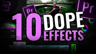 10 DOPE Premiere Pro Effects For Beginners [upl. by Agamemnon]