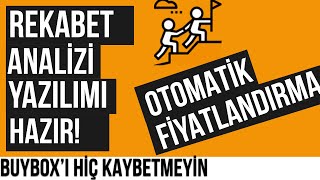 Rekabet Analizi Dinamik Fiyatlandırma Yazılımı Hazır  Amazon Yurtdışı için de Yapabiliriz [upl. by Relyks633]