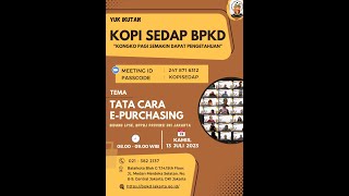 TATA CARA PELAKSAAN EPURCHASING MELALUI EKATALOG [upl. by Asik788]