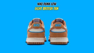 Nike Dunk Low Light British Tan [upl. by Wilma]