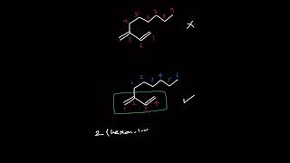 3methylidenenon1ene or 2hexan1ylbuta13diene  IUPAC Names  Choosing the parent chain [upl. by Pages]