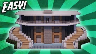 Minecraft How To Build A Modern Mansion House Tutorial 23 [upl. by Alesi]