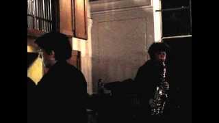 Aria E Bozza  Evelyne BECHE saxophone Boris BOUCHEVREAU orgue [upl. by Castera]