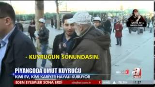 A HABER  UMUDUN ADI NİMET ABLA  SAVAŞ AY MİLYONERLİK HAYALLERİNİ DİNLEDİ  A Haber [upl. by Emery]