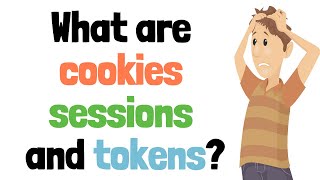 Difference between cookies session and tokens [upl. by Beall271]