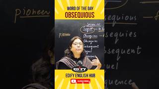 Word of the Day l Obsequious l Complete Norman Lewis l English by Jha Maam l shorts shortvideo [upl. by Cilurzo347]