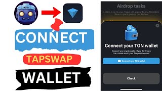 How to connect Tapswap to Ton walletHow to link Tapswap to Tonkeeper airdrop cryptocurrency tapp [upl. by Ahsinet]