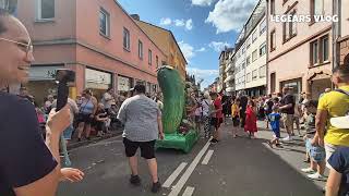 part 10 Backfischfest Parade 2024 in Worms A Spectacular Display of Tradition and Community [upl. by Etnoval]