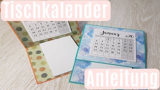 Tischkalender selber basteln ✿ Geschenkidee ✿ Kalender basteln ✿ Basteln mit Papier [upl. by Eikceb]