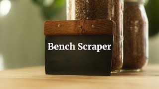 DIY Bench Scraper  Walnut amp Brass Pins [upl. by Seuqirdor107]