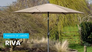 Parasol de jardín RIVA by Platinum® [upl. by Ruosnam]